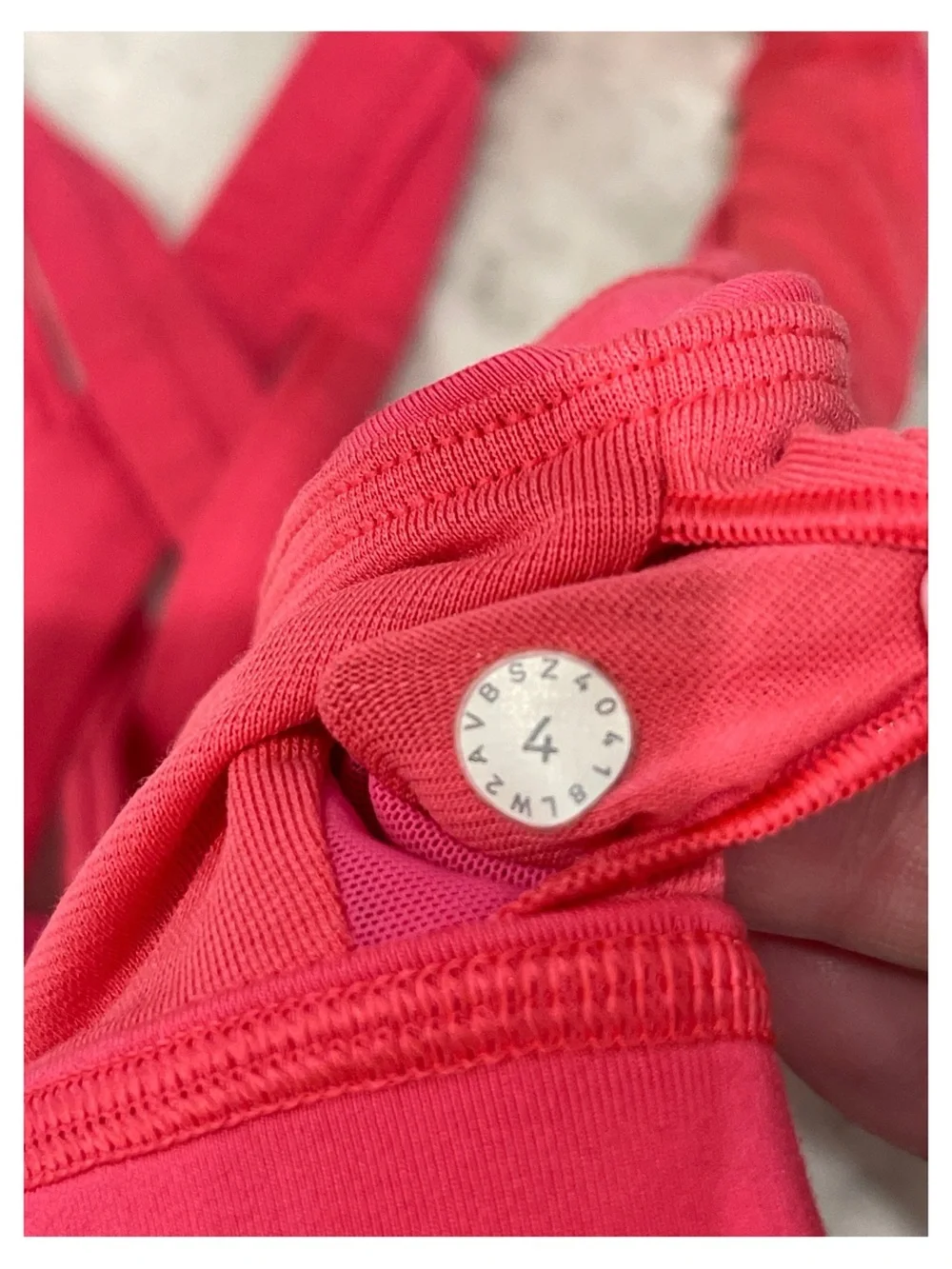 lululemon athletica Hot Pink Strappy Medium-Impact Sports Bra